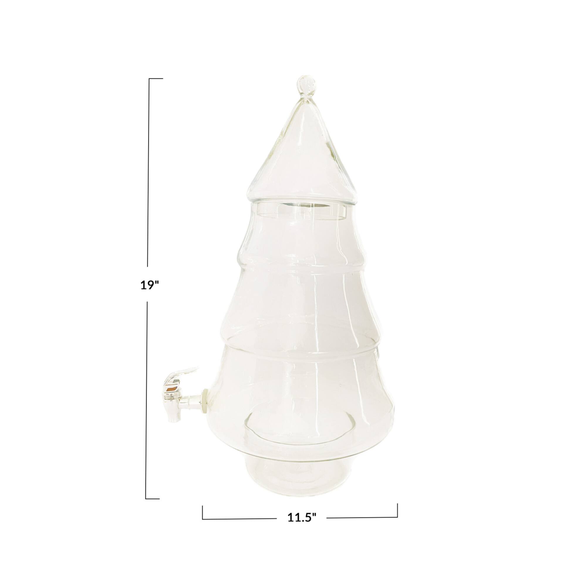 Hello Honey® 8qt. Clear Tree-Shaped Glass Beverage Dispenser